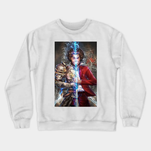 Kasuga Ichiban (Yakuza Like A Dragon) Crewneck Sweatshirt by Arcanekeyblade5